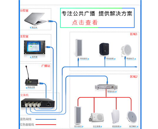 网络ip智能定时播放器校园广播系统